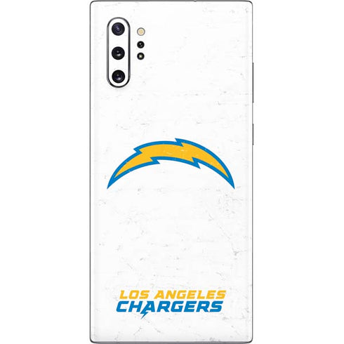 NFL Los Angeles Chargers Distressed Galaxy Note 10 Plus Skin
