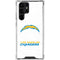 NFL Los Angeles Chargers Distressed Galaxy S23 Ultra Clear Case