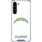 NFL Los Angeles Chargers Distressed Galaxy S24 FE Clear Case