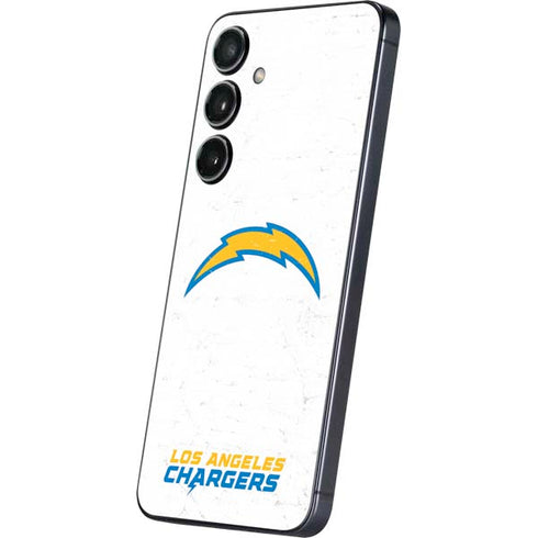 NFL Los Angeles Chargers Distressed Galaxy S25 Plus Skin