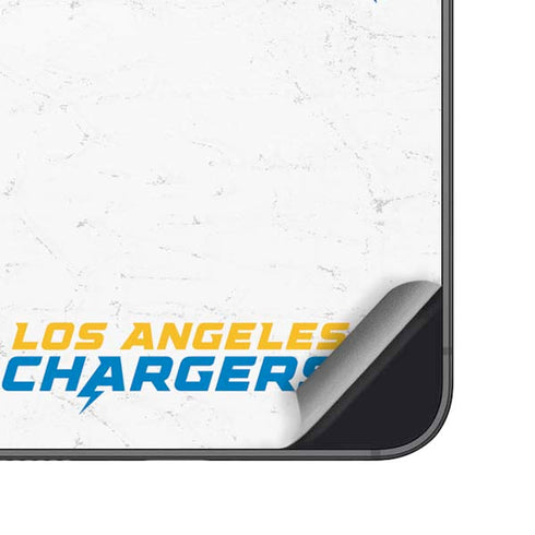 NFL Los Angeles Chargers Distressed Galaxy S24 Plus Skin