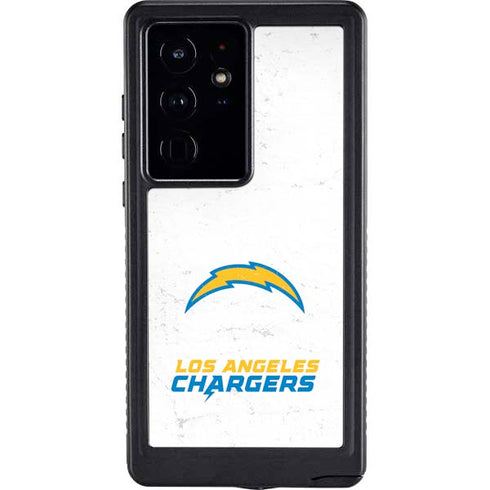 NFL Los Angeles Chargers Distressed Galaxy S24 Ultra Waterproof Case