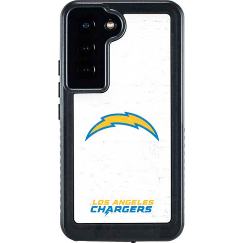 NFL Los Angeles Chargers Distressed Galaxy S24 Waterproof Case