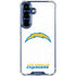 NFL Los Angeles Chargers Distressed Galaxy S25 Clear Case