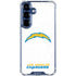 NFL Los Angeles Chargers Distressed Galaxy S25 Plus Clear Case