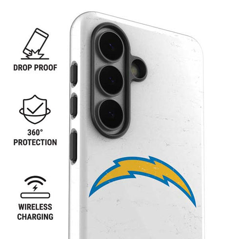 NFL Los Angeles Chargers Distressed Galaxy S26 Impact Case