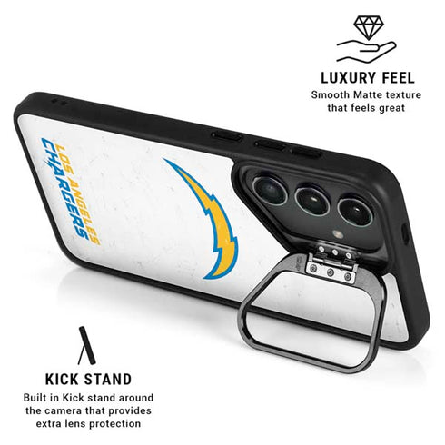 NFL Los Angeles Chargers Distressed Galaxy S26 Kickstand Case