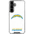 NFL Los Angeles Chargers Distressed Galaxy S26 Plus Clear Case
