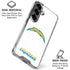 NFL Los Angeles Chargers Distressed Galaxy S26 Plus Clear Case