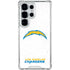 NFL Los Angeles Chargers Distressed Galaxy S26 Ultra Clear Case