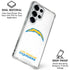 NFL Los Angeles Chargers Distressed Galaxy S26 Ultra Clear Case