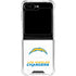 NFL Los Angeles Chargers Distressed Galaxy Z Flip6 Clear Case