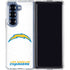 NFL Los Angeles Chargers Distressed Galaxy Z Fold6 Clear Case