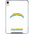 NFL Los Angeles Chargers Distressed iPad 11th Gen (2025) Clear Case