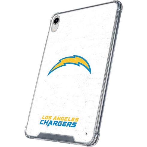 NFL Los Angeles Chargers Distressed iPad 11th Gen (2025) Clear Case