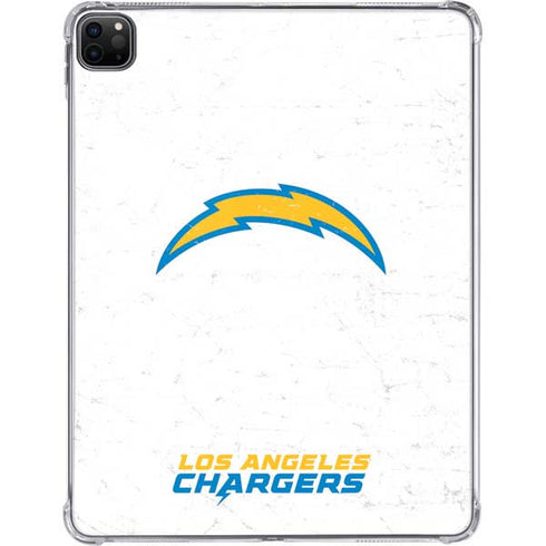 NFL Los Angeles Chargers Distressed iPad Pro 11in (2024) Clear Case