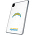 NFL Los Angeles Chargers Distressed iPad Pro 11in (2024) Clear Case