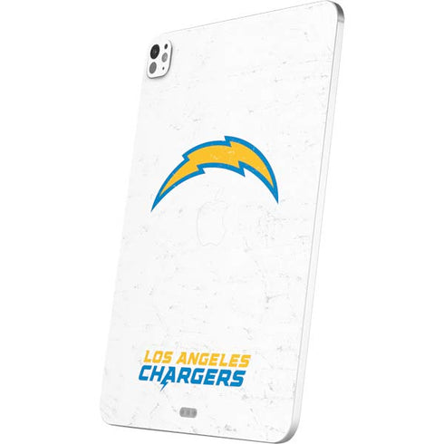 NFL Los Angeles Chargers Distressed iPad Pro 13in M4 (2024) Skin