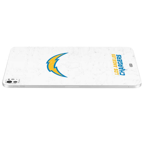 NFL Los Angeles Chargers Distressed iPad Pro 13in M4 (2024) Skin