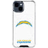 NFL Los Angeles Chargers Distressed iPhone 15 Clear Case