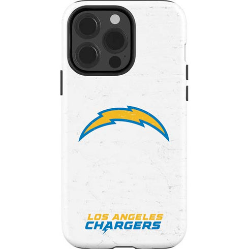 NFL Los Angeles Chargers Distressed iPhone 15 Pro Impact Case