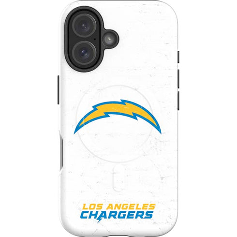 NFL Los Angeles Chargers Distressed iPhone 16 Magsafe Impact Case