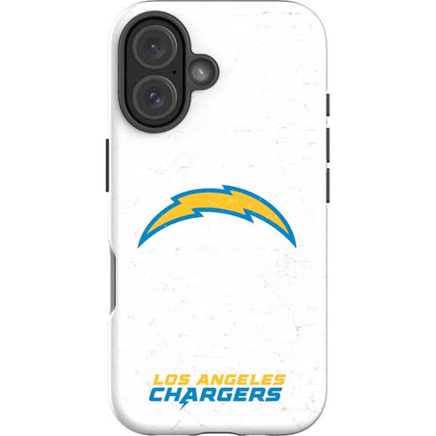 NFL Los Angeles Chargers Distressed iPhone 16 Plus Impact Case