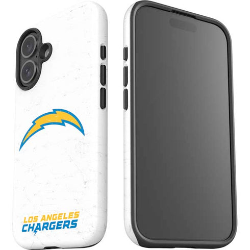 NFL Los Angeles Chargers Distressed iPhone 16 Plus Impact Case