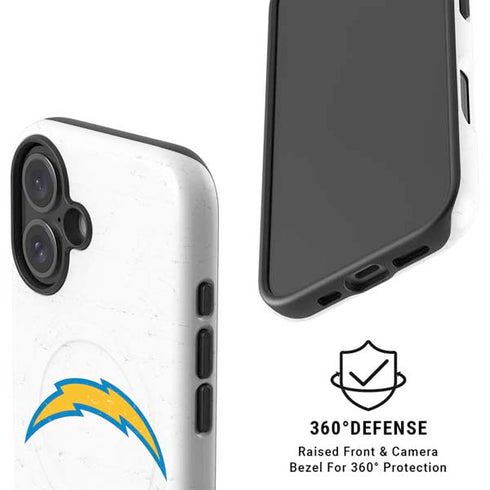 NFL Los Angeles Chargers Distressed iPhone 16 Plus Magsafe Impact Case