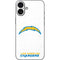 NFL Los Angeles Chargers Distressed iPhone 16 Plus Skin