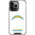NFL Los Angeles Chargers Distressed iPhone 16 Pro Max Clear Case
