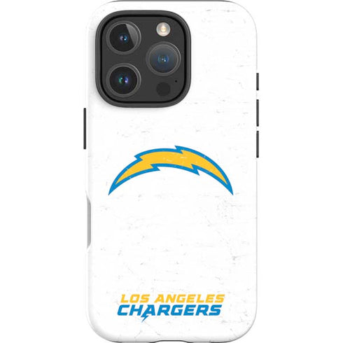 NFL Los Angeles Chargers Distressed iPhone 16 Pro Max Impact Case