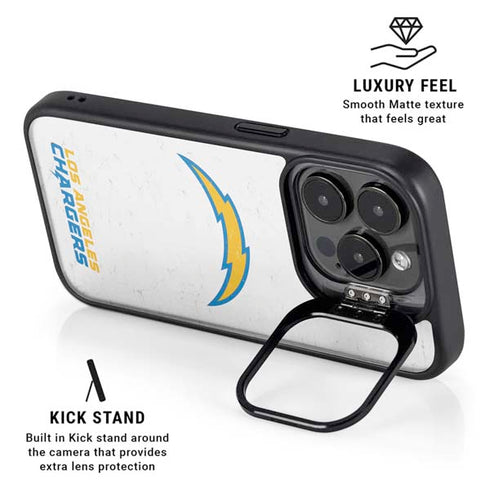 NFL Los Angeles Chargers Distressed iPhone 16 Pro Max Kickstand Case
