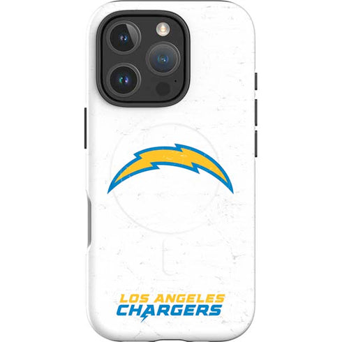 NFL Los Angeles Chargers Distressed iPhone 16 Pro Max Magsafe Impact Case