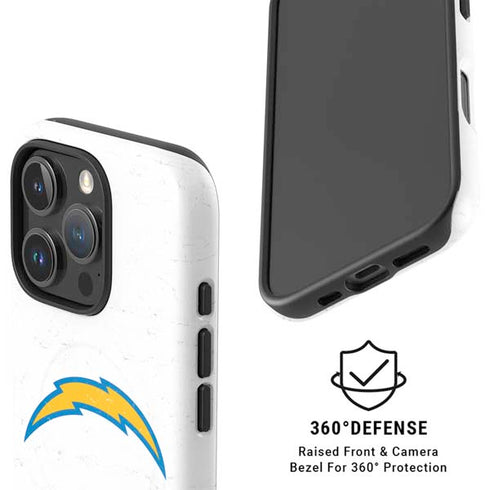 NFL Los Angeles Chargers Distressed iPhone 16 Pro Max Magsafe Impact Case