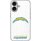 NFL Los Angeles Chargers Distressed iPhone 16 Skin
