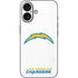 NFL Los Angeles Chargers Distressed iPhone 16 Skin