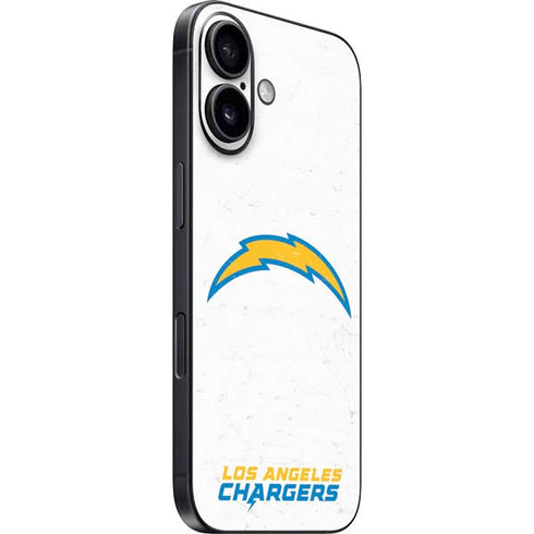 NFL Los Angeles Chargers Distressed iPhone 16 Skin