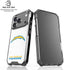 NFL Los Angeles Chargers Distressed iPhone 18 Pro Clear Case