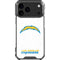 NFL Los Angeles Chargers Distressed iPhone 18 Pro Max Clear Case