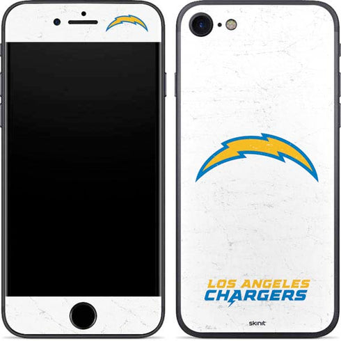 NFL Los Angeles Chargers Distressed iPhone 8 Skin