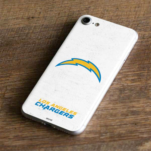 NFL Los Angeles Chargers Distressed iPhone 8 Skin