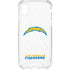 NFL Los Angeles Chargers Distressed iPhone XS Clear Case