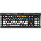 NFL Los Angeles Chargers Distressed K95 RGB PLATINUM Mechanical Gaming Keyboard Skin
