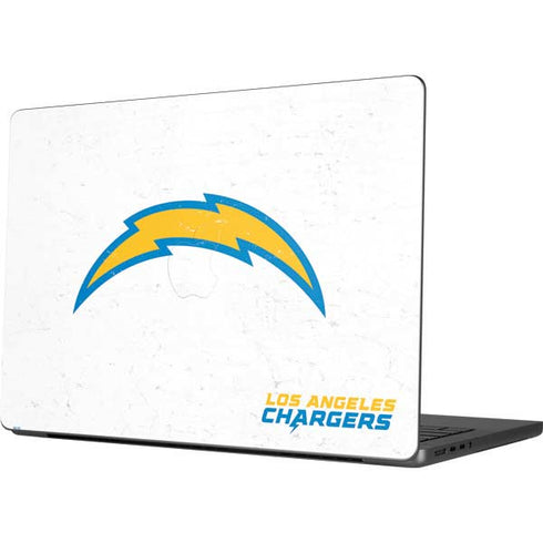 NFL Los Angeles Chargers Distressed Apple MacBook Pro 14-inch Skin