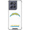 NFL Los Angeles Chargers Distressed Moto G 5G (2025) Clear Case