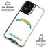 NFL Los Angeles Chargers Distressed Moto G Power 5G (2024) Clear Case