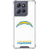 NFL Los Angeles Chargers Distressed Moto G Stylus 5G (2025) Clear Case