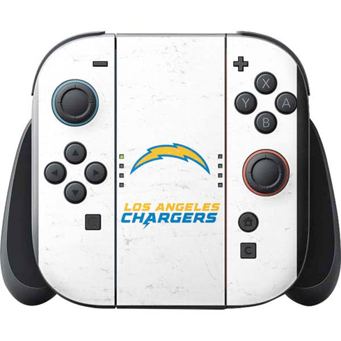 NFL Los Angeles Chargers Distressed Nintendo Switch 2 (2025) with Joy-Con Skin