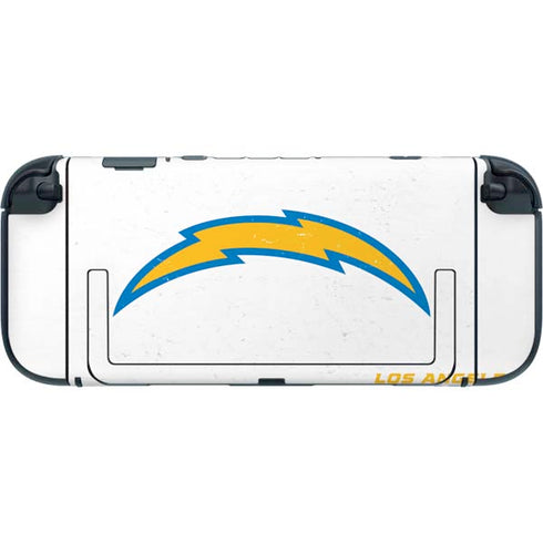 NFL Los Angeles Chargers Distressed Nintendo Switch 2 (2025) with Joy-Con Skin